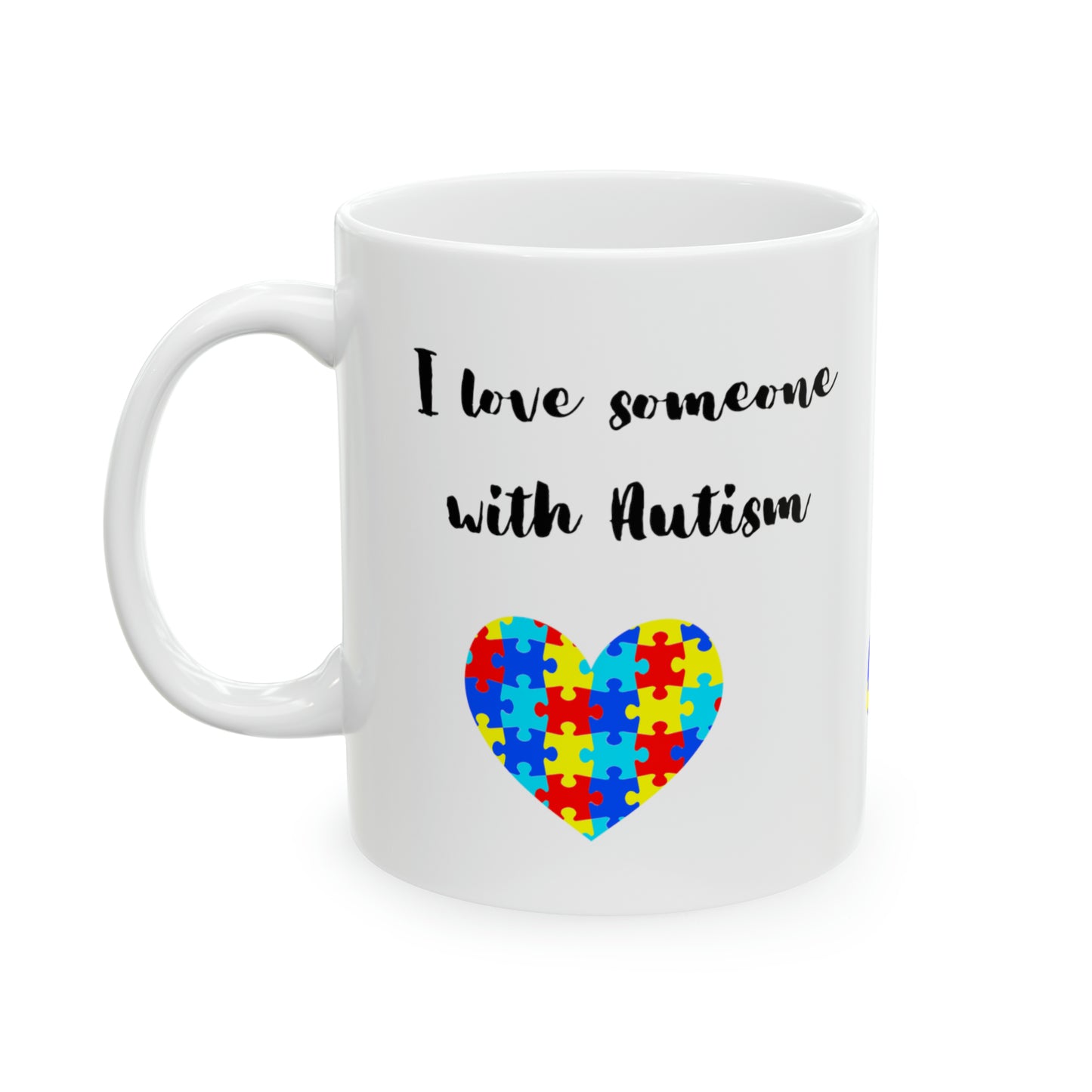 Autism love Ceramic Mug, 11oz