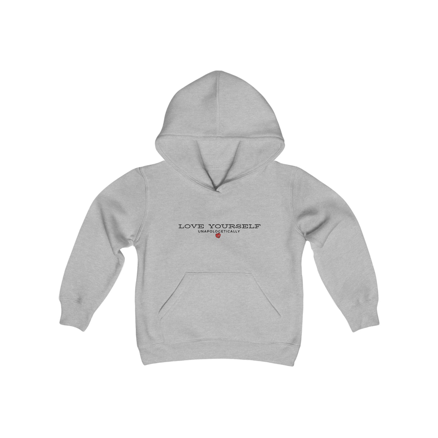 Youth ‘Love Yourself Unapologetically’ Heavy Blend Hooded Sweatshirt