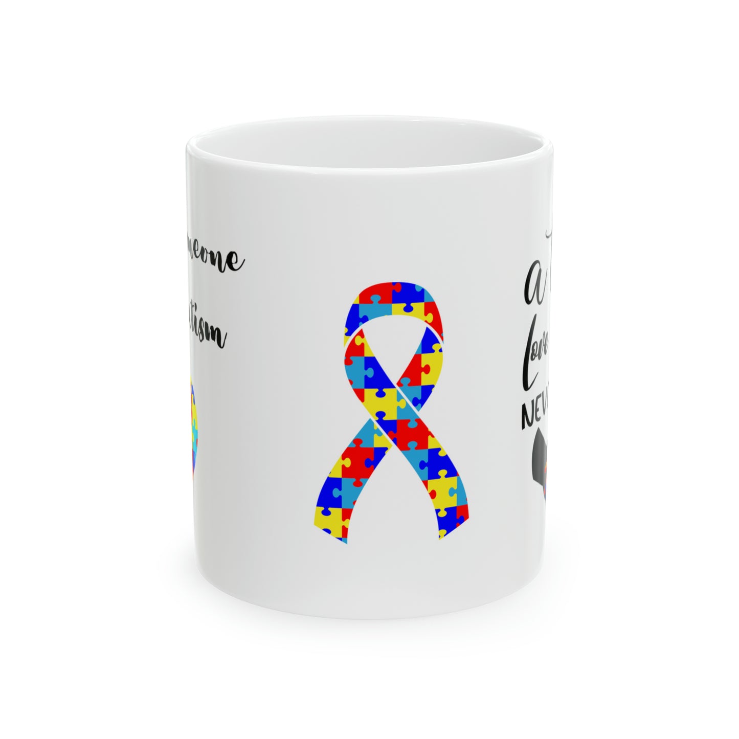 Autism love Ceramic Mug, 11oz