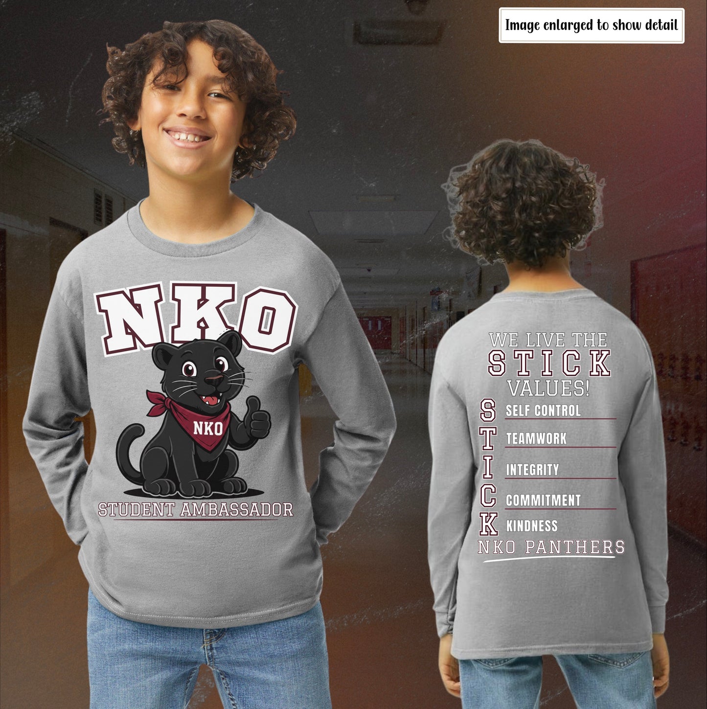 Customized Youth Long sleeve T-Shirt