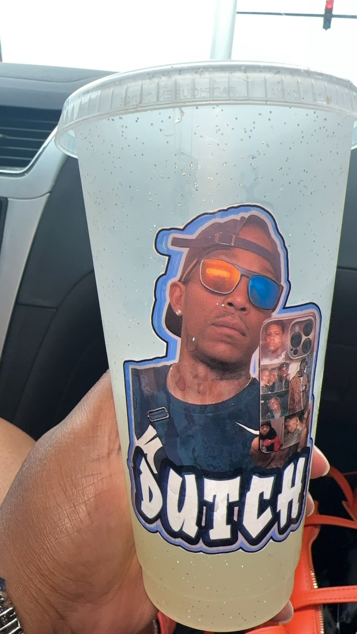 Personalized 24 oz Cups, Straw and lids included